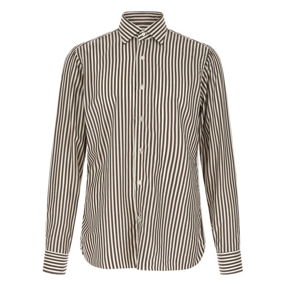 Borriello Men Striped Shirt